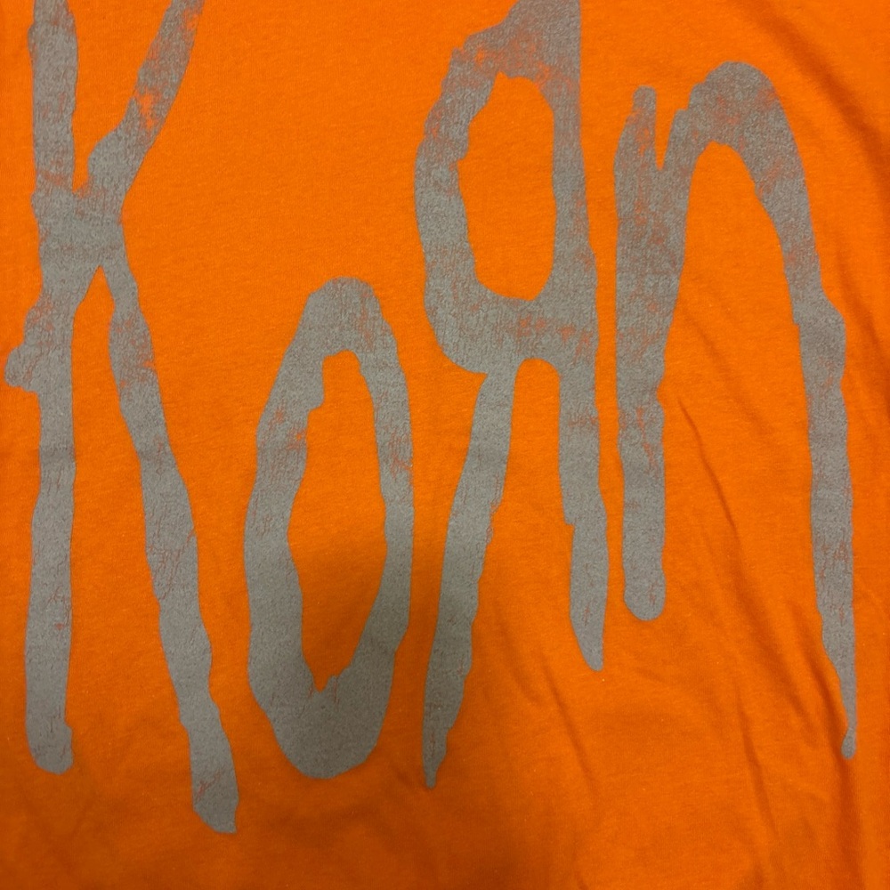 KORN 80's metal band M Short Sleeve Crewneck back-to-school T-shirt 100% cotton